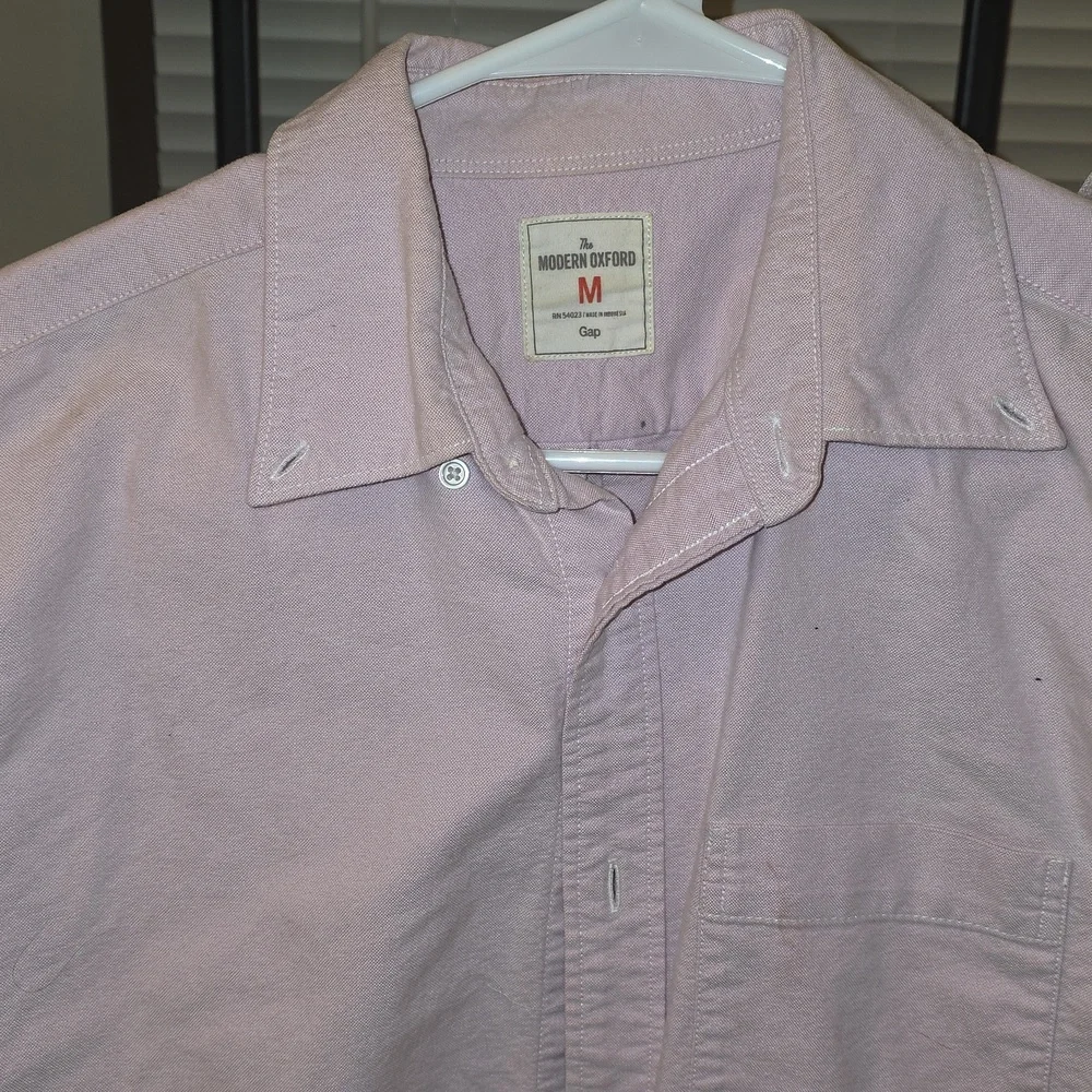 Pink Button Up - Picture 2 of 2